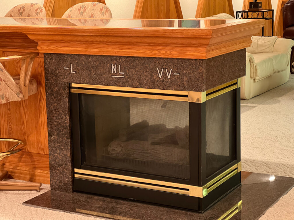 western gas fireplace